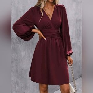 Lycantie Dress Dark Wine Red main image 0